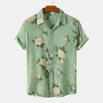 Men's Hawaiian Shirt Button-Down Lapel for Outdoors | BEGOGI shop | ES823M20230515C