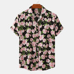 Men's Hawaiian Shirt Button-Down Lapel for Outdoors | BEGOGI shop | ES823M20230515B