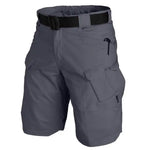 Men's Military Shorts |Casual summer shorts|BEGOGI SHOP | Grey-No belt