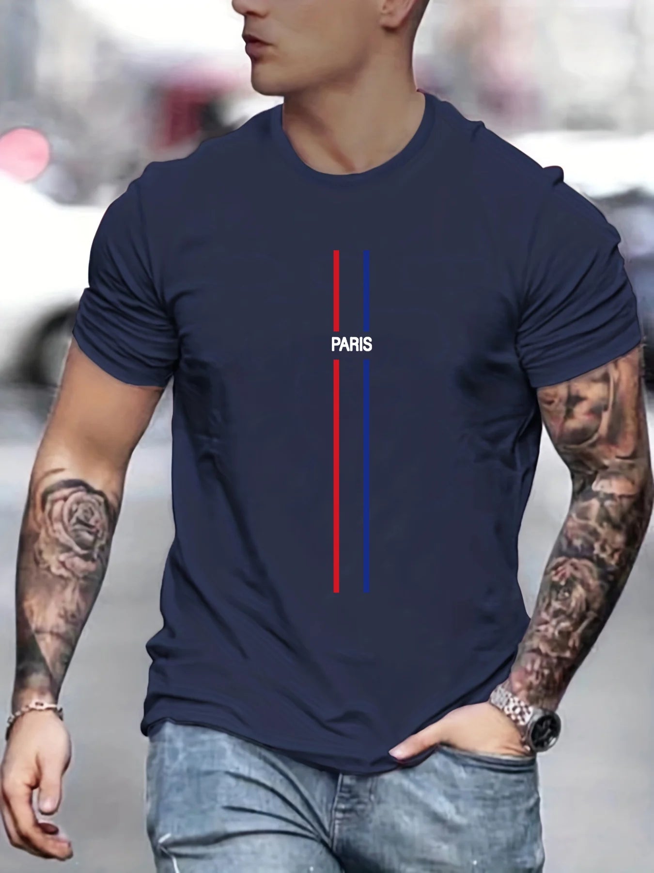 Men's Short Sleeve T-Shirt | luxury brand | BEGOGI SHOP | A0248 II PARIS