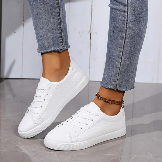 White shoes for women | Women's Non-Slip Comfortable Flat Shoes |BEGOGI SHOP |