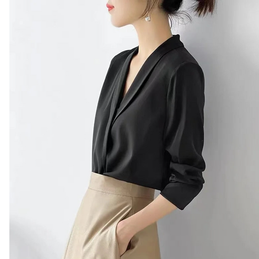 Sexy blouses with roll neck | and buttons for women | BEGOGI Shop |