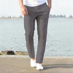 Men's linen and cotton pants | Breathable linen pants |BEGOGI SHOP | GRAY