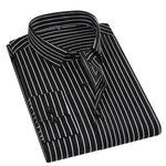 Men's formal shirt with lapel button | BEGOGI shop | 02 Black