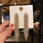 Long Tassel Earrings for Women | BEGOGI shop | 1-Gold
