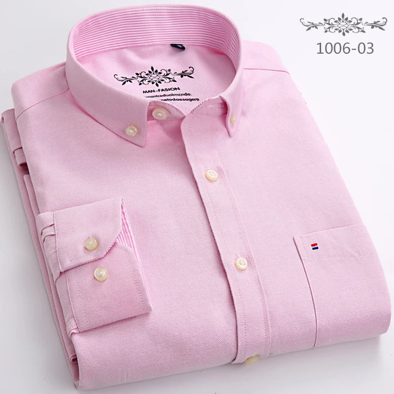 Men's Plaid Long Sleeve Shirt | BEGOGI shop | 1006-03