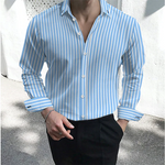 Men's formal shirt with lapel button | BEGOGI shop | WSOC786