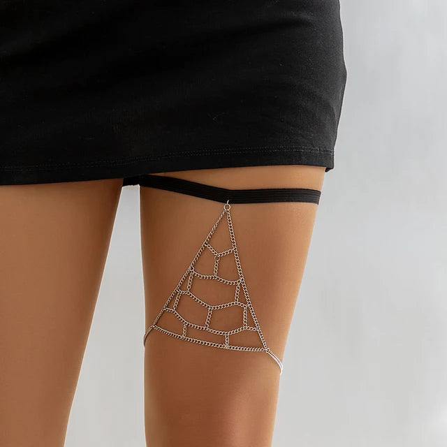 Pearl Leg Chain Women Simple | Elastic thigh chain | BEGOGI shop | BK00208