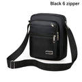 Black 6 zippers