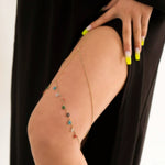 Pearl Leg Chain Women Simple | Elastic thigh chain | BEGOGI shop | JS00136