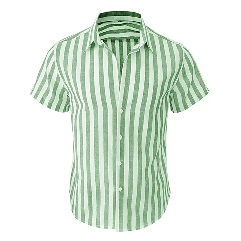 Vertical Stripes Men's Shirt | BEGOGI shop | ESYJXC446