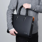 Men's bag, leather shoulder bag | Business briefcase for laptop | BEGOGI SHOP |