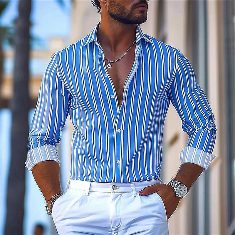 Men's formal shirt with lapel button | BEGOGI shop | WSOC789
