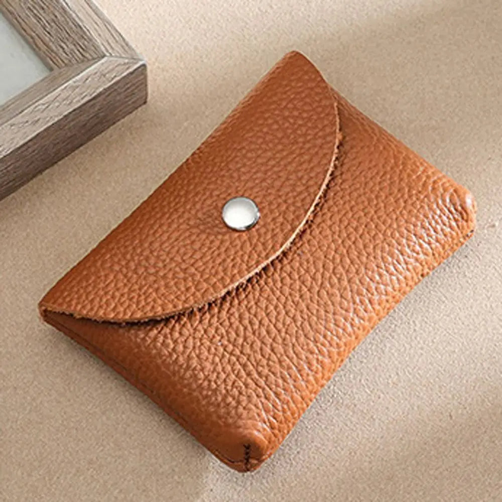 Zipper purse | wallets for women | |casual portable wallet |BEGOGI SHOP | brown-simple