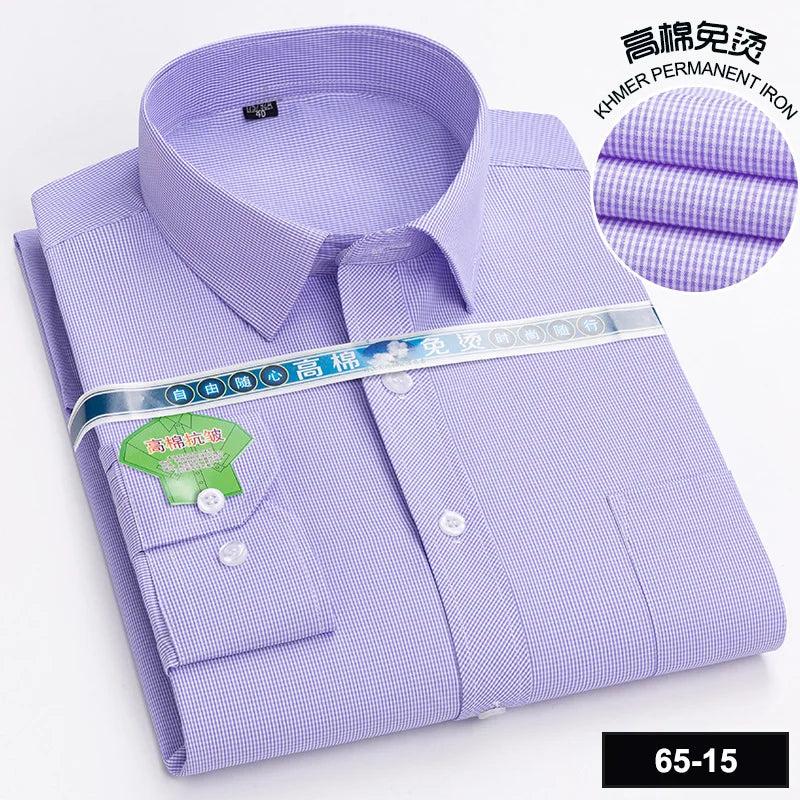 Men's Plaid Long Sleeve Shirt | BEGOGI shop | 65-15