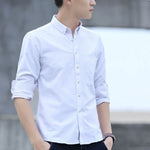 Men's Plaid Long Sleeve Shirt | BEGOGI shop | 8758-1