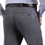 Men's pants | Men's loose thin pants | Men's high waist straight pants |BEGOGI SHOP | Medium gray