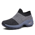Casual sports shoes for women | thick sole air cushion | BEGOGI SHOP| GRAY