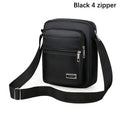 Black 4 zippers