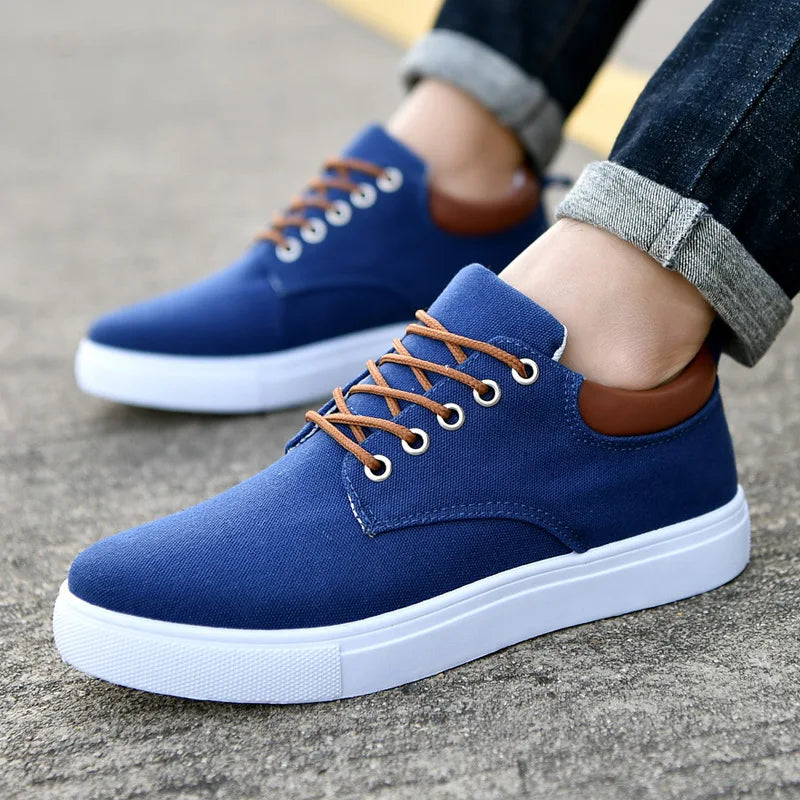 Casual sneakers for Men | Breathable shoes | Flat tennis | BEGOGI SHOP| Blue