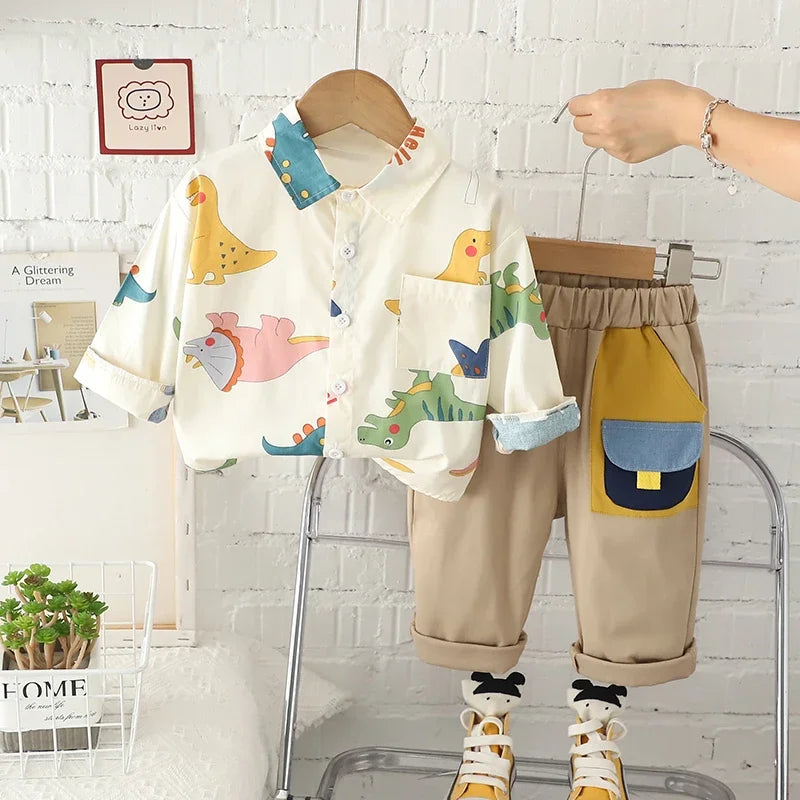 Baby Boys Fashion Formal Clothing Set | Children's suit set | BEGOGI Shop | YH S Mbei pink