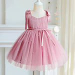 Princess party dress | Sleeveless clothes for kids |BEGOGI SHOP | pink