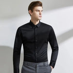 Men's Long Sleeve Shirt | BEGOGI shop | Black