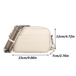 Multilayer crossbody bag | Wide strap shoulder bag | Vinatge PU Leather |BEGOGI SHOP |