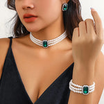 Imitation Pearl Necklace and Bracelet for Women | BEGOGI shop | A3