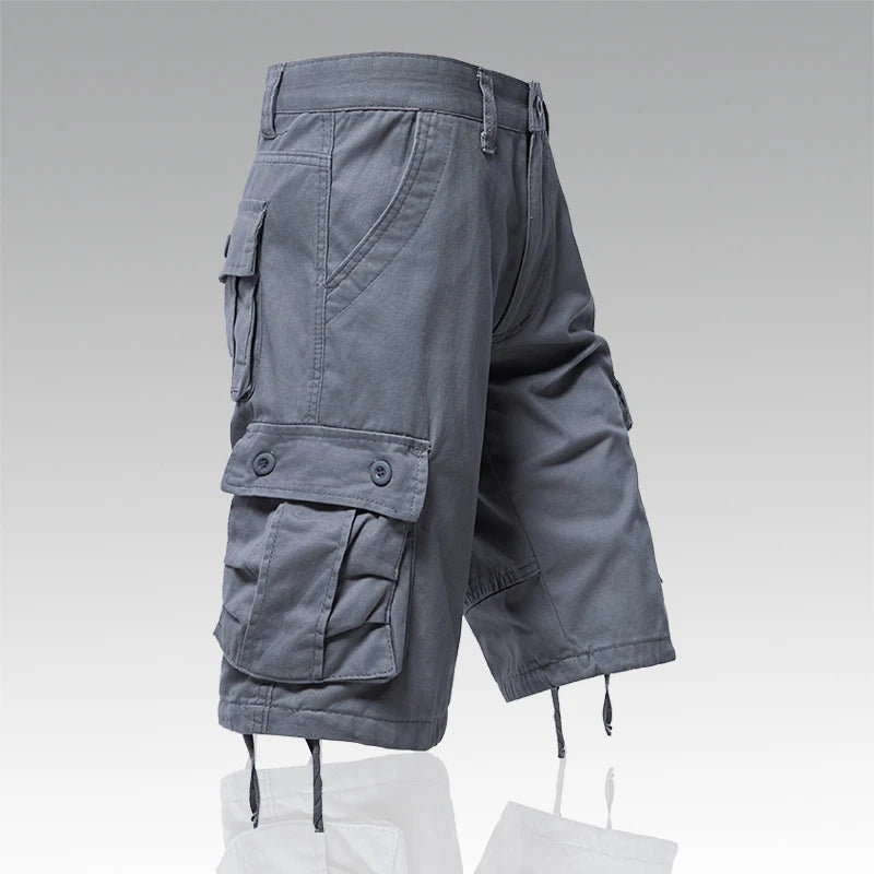 Men's Cargo Shorts |casual summer shorts|BEGOGI SHOP | Grey K002