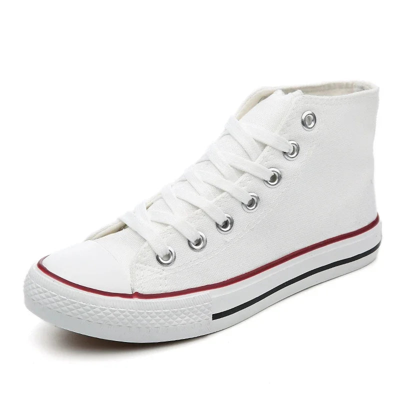 Women's Canvas Shoes | Casual shoes for students |BEGOGI SHOP | WHITE
