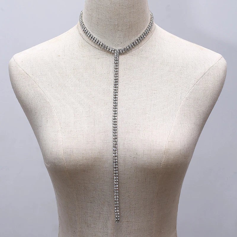 Rhinestone Choker Necklace for Women | BEGOGI shop |