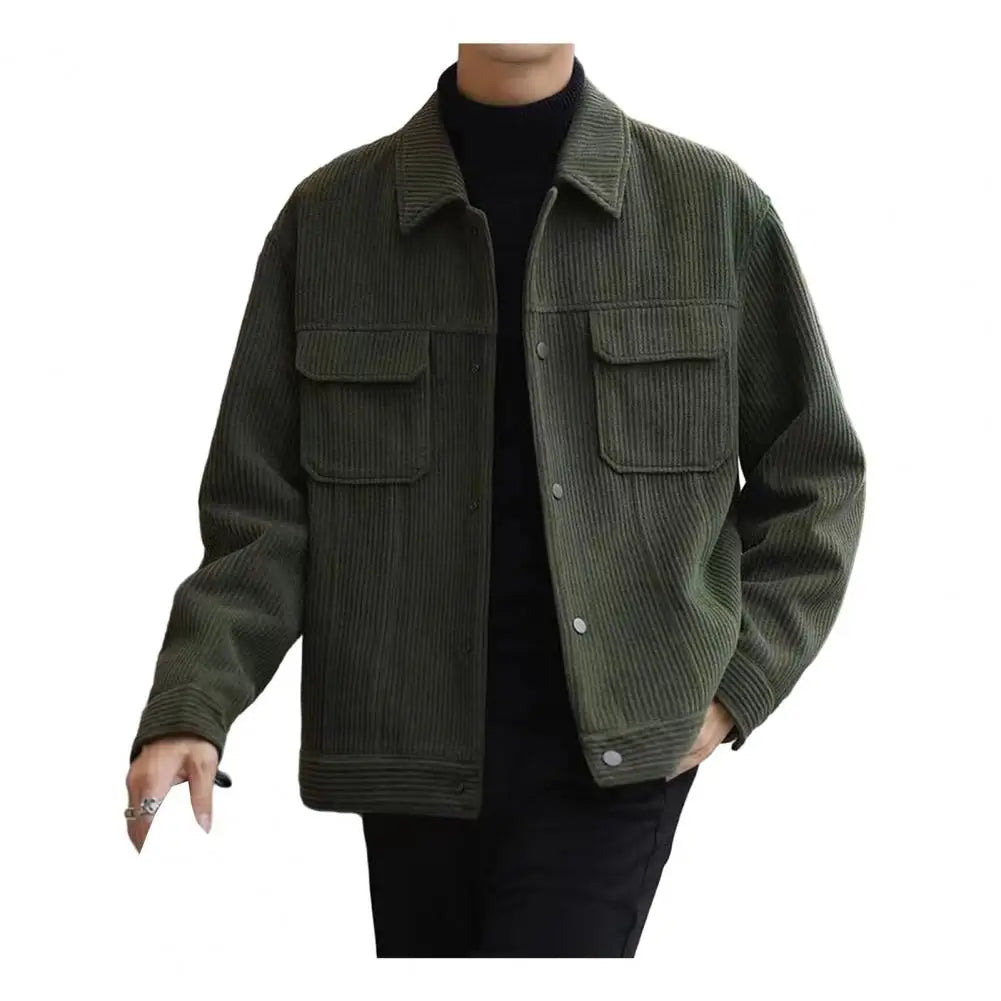 Men's Lapel Fashion Jacket | BEGOGI shop | Green