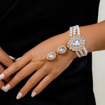 Crystal Bead Necklace | BEGOGI shop | bracelet white