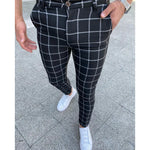 Men's Casual Plaid Pants | classic fashion |BEGOGI SHOP | Black