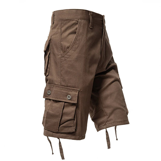Men's Cargo Shorts |casual summer shorts|BEGOGI SHOP | Brown K002