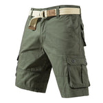 Men's Cargo Shorts |casual summer shorts|BEGOGI SHOP | 01 Green