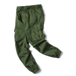 Flap Cargo Pants with Side Pocket and Drawstring for Men |BEGOGI SHOP |