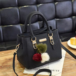Women's PU Leather Handbags | Vintage bag for women | BEGOGI SHOP | (Small (longest side 20-30cm)) black