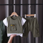 Men's clothing for children | birthday party suit |Casual baby clothes |BEGOGI SHOP | KYP S LASHENG GREEN