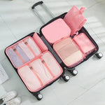 Set travel bag | Clothes organizer | Travel organizer | BEGOGI Shop | Pink