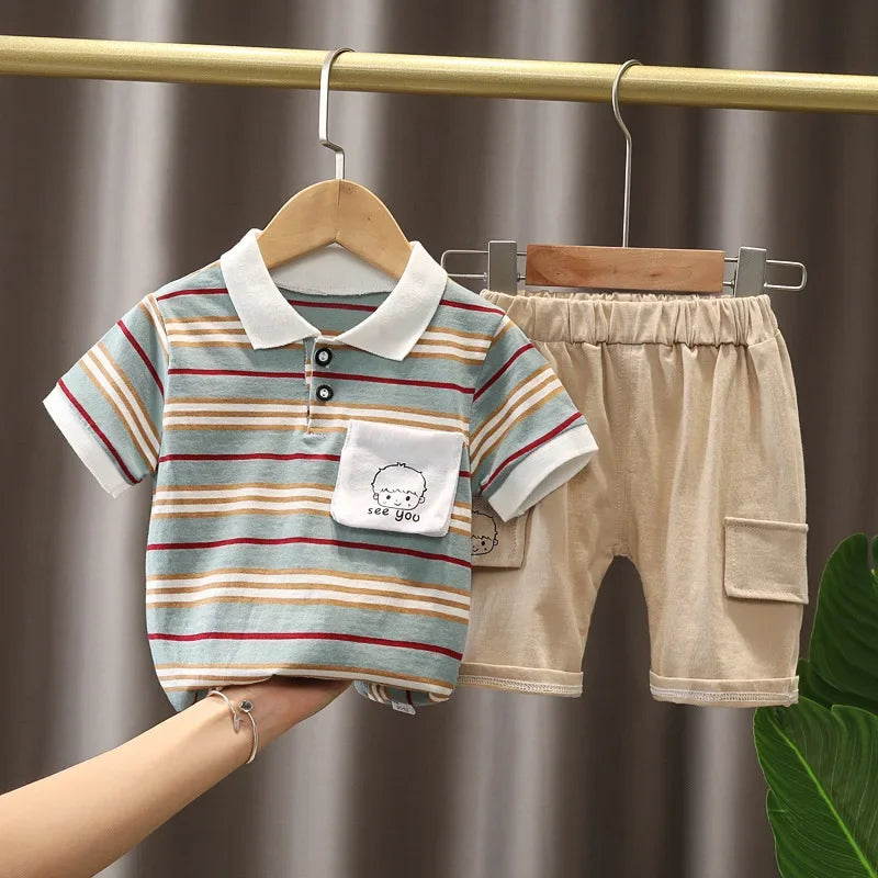 Children's clothing | sets for children | t-shirt | shorts | BEGOGI | Type 6