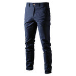 Men's cotton pants | Men's Color Skinny Pants |BEGOGI SHOP | Navy