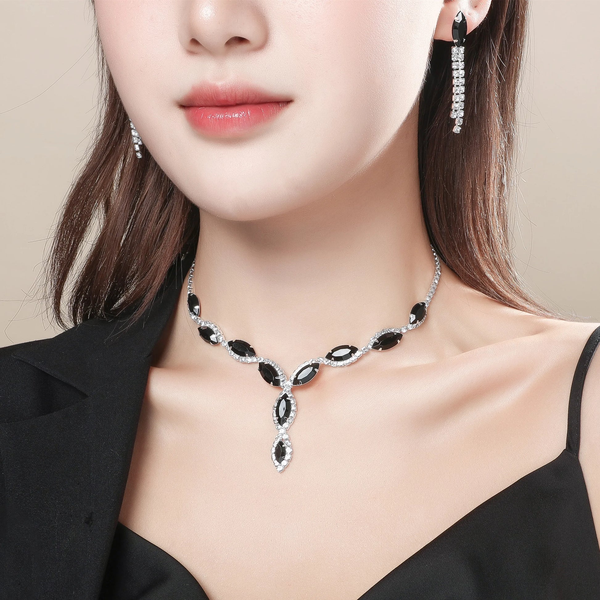 Luxury Classic Jewelry for Women | BEGOGI shop | DTN14027054BK 45cm