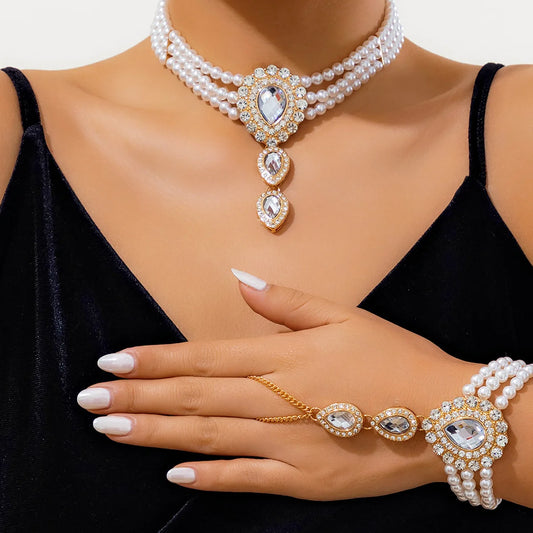 Crystal Bead Necklace | BEGOGI shop |