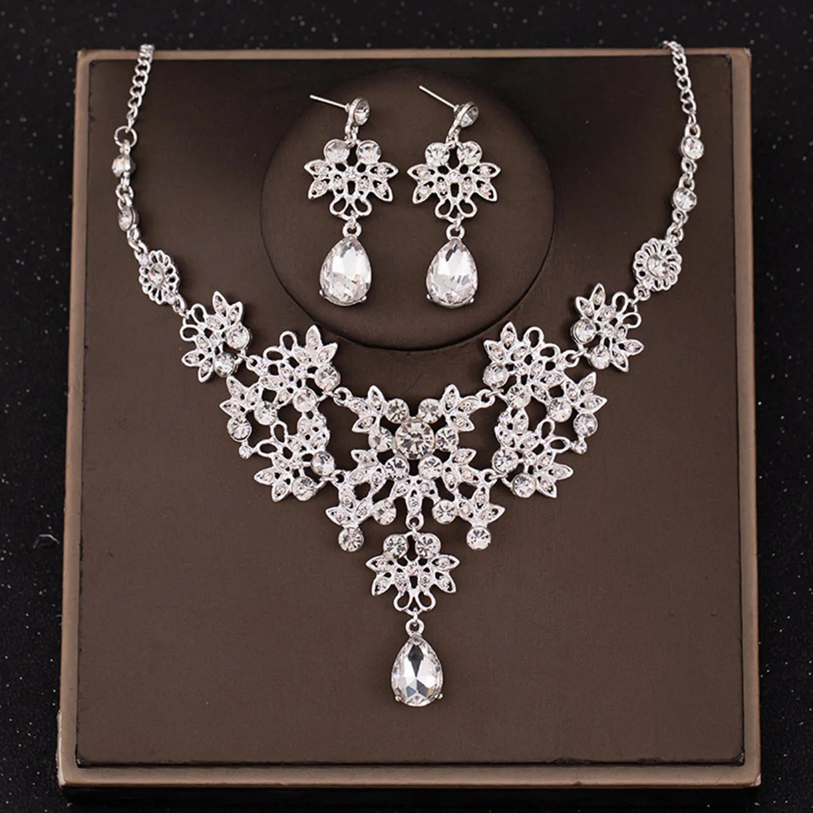 3 Pcs/Set Women Lady Necklace Earrings | BEGOGI shop| 13 CHINA