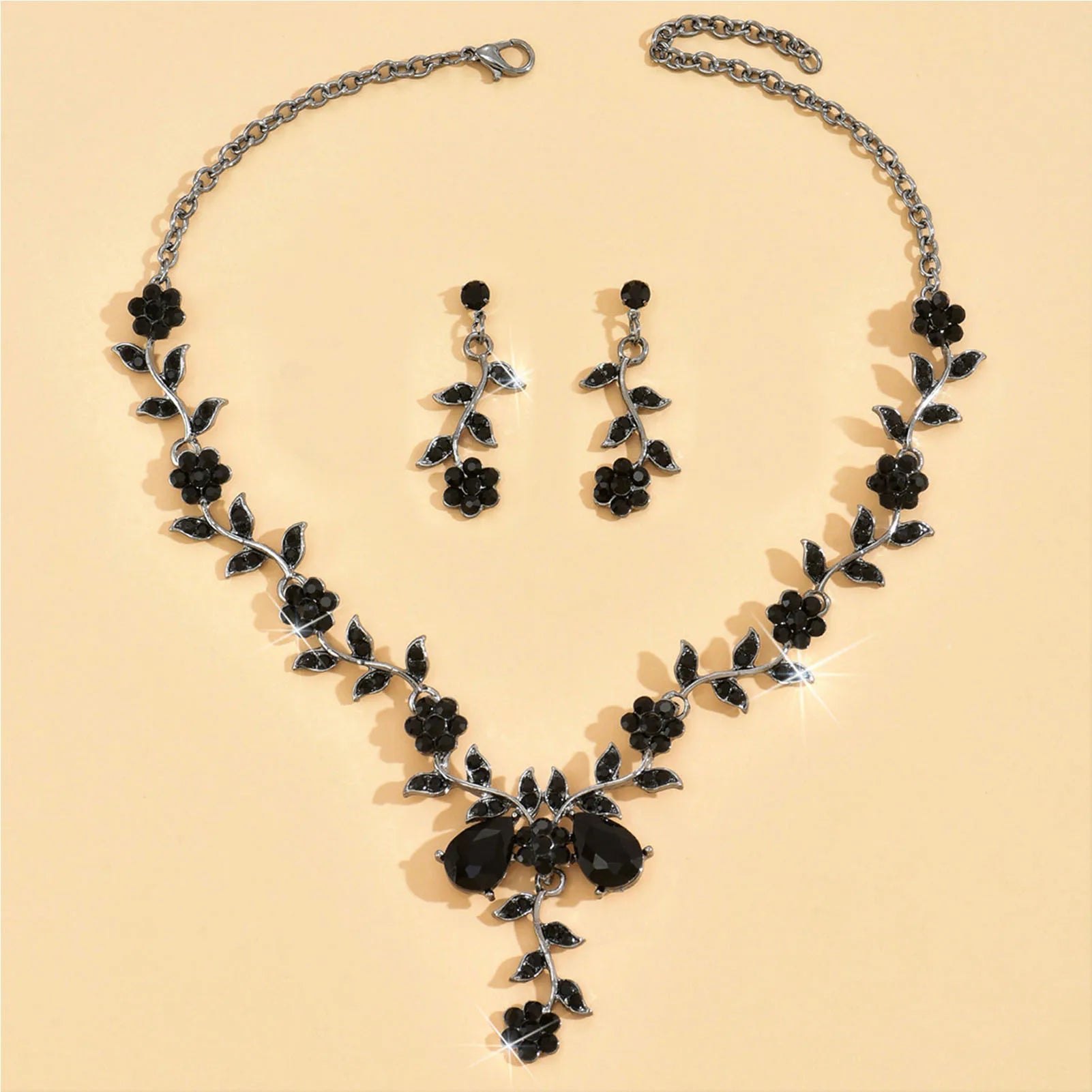 3 Pcs/Set Women Lady Necklace Earrings | BEGOGI shop| 16 CHINA