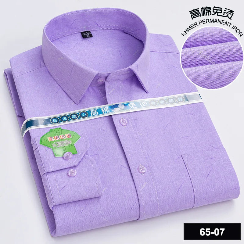 Men's Plaid Long Sleeve Shirt | BEGOGI shop | 65-07