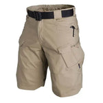 Men's Military Shorts |Casual summer shorts|BEGOGI SHOP | Khaki-No belt