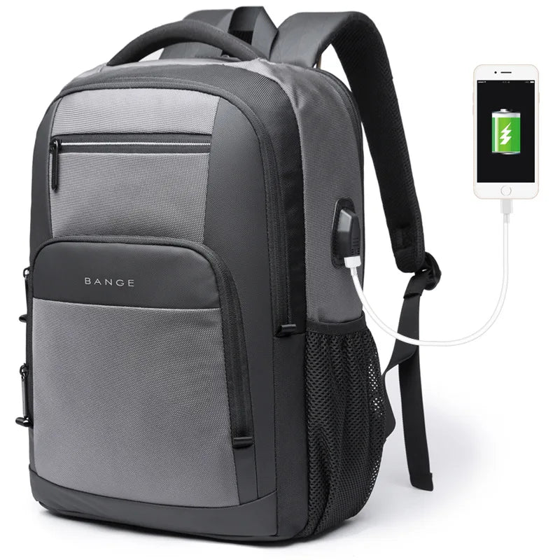Men's Laptop Bag | school backpacks for Men | BEGOGI SHOP | Grey 45x32x15cm